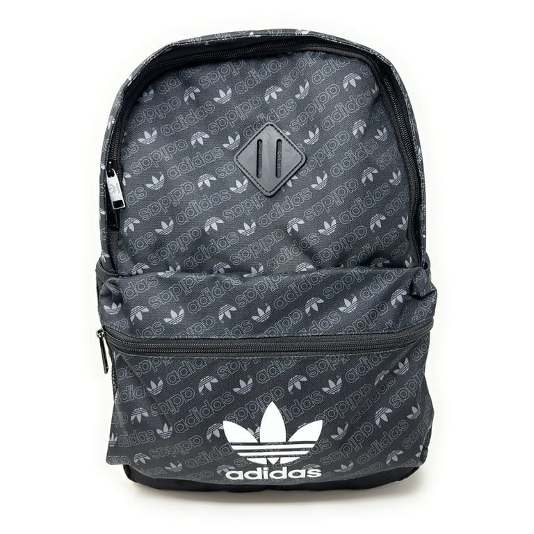 adidas Originals Graphic Backpack, Monogram AOP-Black, One