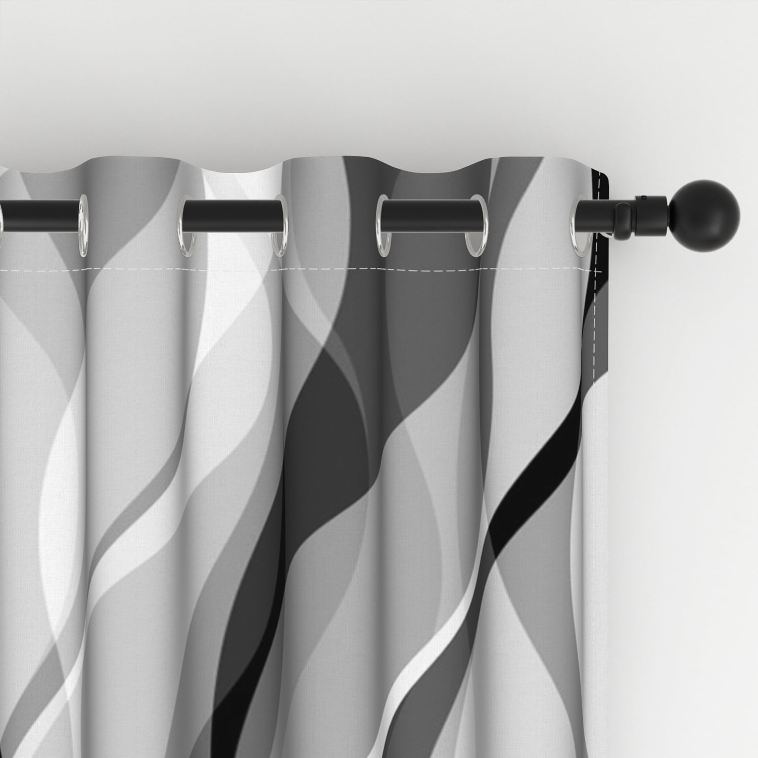 Lfeey Extra Long Blackout Curtains for Room Windows 52x96 inch, Room Darkening Panels 2 Pcs