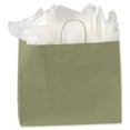 thumbnail image 1 of Deluxe Small Business Sales 15-160613-57 16 x 6 x 12.5 in. Varnish Stripe Shoppers, Khaki, 1 of 1