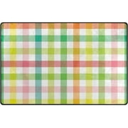 SKYSONIC Tablecloth Multicolor Area Rug Pad - 31 x 20 inch - 100% Light Weight Polyester Fabric for Living - Bedroom
