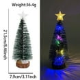 thumbnail image 3 of PONPRNGY Mini Christmas Tree with Lights, Multi-Color Artificial Tabletop Small Christmas Tree, Bottle Brush Xmas Trees for Christmas Decorations, 3 of 4