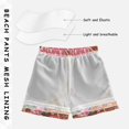 thumbnail image 3 of FORMRS Boys Swim Trunks Quick Dry Mesh Liner Boardshorts Sizes XS-XL, Brown Gingerbread Houses, 3 of 7