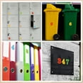 thumbnail image 4 of Números de Buzón Uxcell para Exterior, 10 Hojas de Etiquetas de Números de Vinilo Impermeables de 3 Pulgadas, Autoadhesivas, Negras, 4 of 6