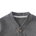 thumbnail image 5 of Rrxhxhs Cardigan for Girls Solid Color V-Neck Button Front Long Sleeve Loose Casual Sweater Cover Up with Pockets, 5 of 7