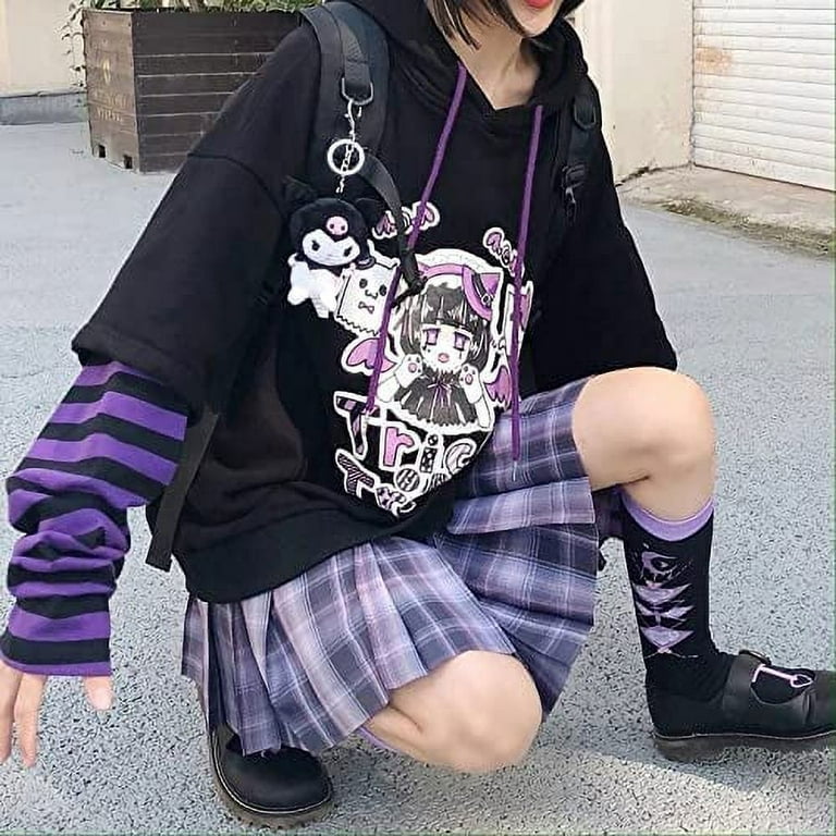 Goth Anime Girl Japanese Aesthetic Anime Otaku Str' Men's Hoodie