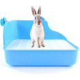 thumbnail image 1 of Blue Pet Toilet Litter Box Toilet House Corner Litter Box Rabbit Litter Box Toilet Pet Toilet, 1 of 5