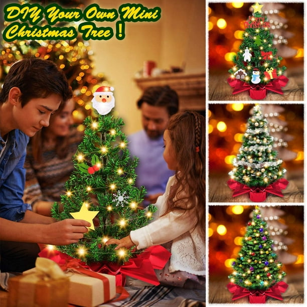 Small Christmas Tree Artificial Desktop Mini Christmas Tree