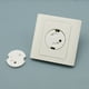 thumbnail image 4 of 10pcs Outlet ABS cubre protector de enchufe seguro a prueba de niños (para enchufe francés), 4 of 5