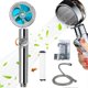 thumbnail image 2 of Turbo Hydro Jet Shower Headheld Handheld 360 Hydrojetting Shower Head Hydro High Jet Pressure Jet Shower 260*75mm, 2 of 5