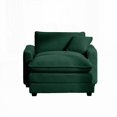 thumbnail image 6 of Modern Simple Corduroy Single Sofa 85cm with Footstool and One Pillow, Suitable for Living Room, 6 of 16
