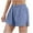 Blue, variant on Tumotour Athletic Shorts For Women Running Workout Gym Short High Waisted With Pocket Summer Tennis Shorts Casual Gym Shorts