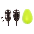 thumbnail image 3 of 2 Pieces Fishing Inline Flat Method Feeder with Fishing Bead and Mould Range A, 3 of 8