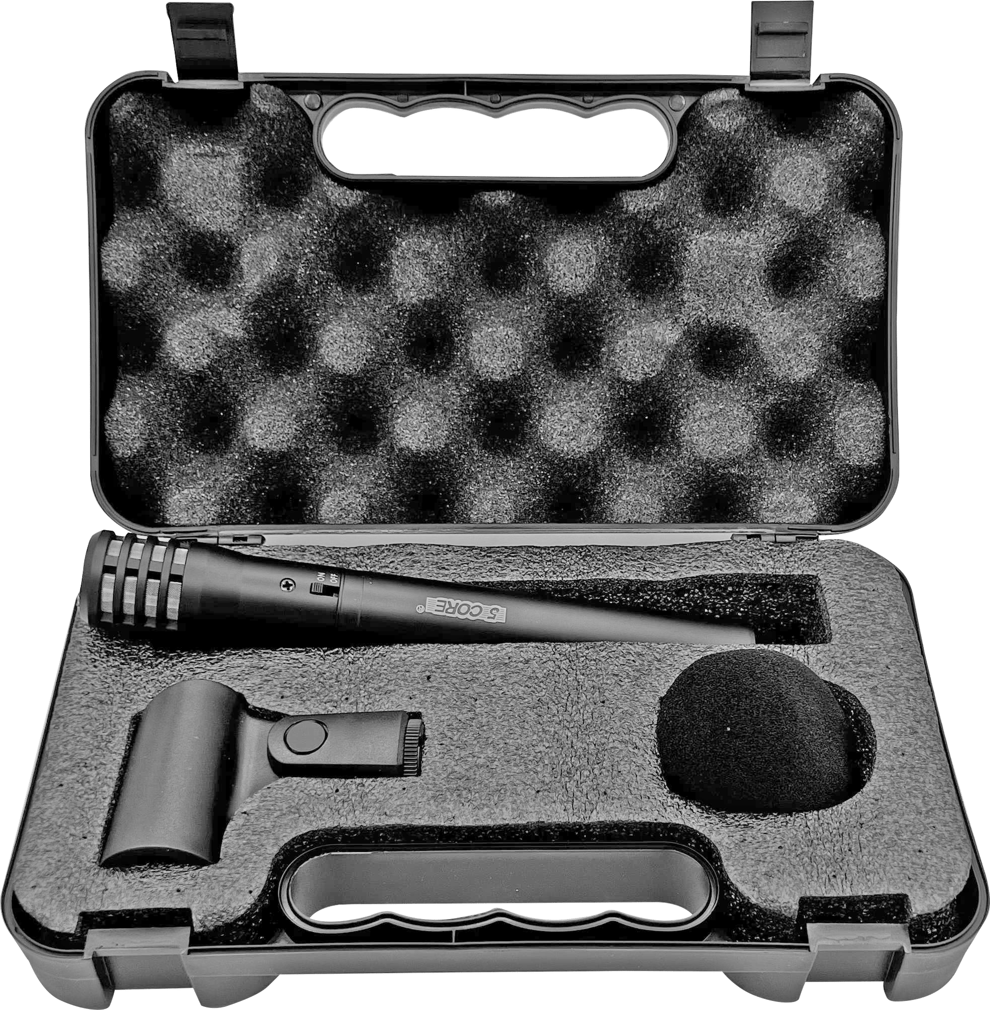 Professional Instrument Microphone Pencil Mic Condenser Cardioid Unidirectional Stick Microfono with Windscreen Mic Clip & Case - INSTRU MIC 100 Black