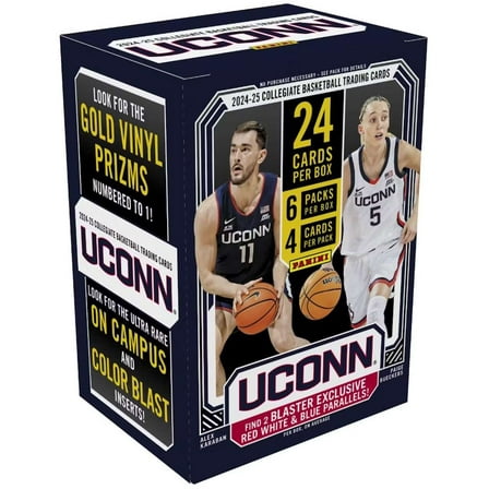Panini UConn Collegiate Basketball Blaster Box 2025 Edition 6-Pack