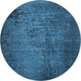 thumbnail image 2 of Addison Rugs Mayfield Washable Transitional Organic Navy Round Rug, 8' x 8', 2 of 5