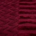 thumbnail image 3 of Lavish Home  Chevron Egyptian Cotton 6 Piece Towel Set, Burgundy, 3 of 6