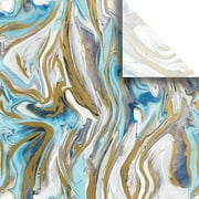 Colors of Rainbow Italian Print Tissue Paper for Decoupage Gift Wrapping Baskets Bags Bridal Shower Birthday Party Celebration (Marble)
