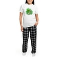 thumbnail image 5 of CafePress - St.Patricks Day Skull Vinta Women's Light Pajamas - Women's Short Sleeve Print T-Shirt and Pants Light Cotton Pajama Set, 5 of 7