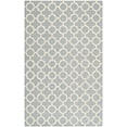 thumbnail image 2 of SAFAVIEH Cambridge Leonard Geometric Wool Area Rug, Silver/Ivory, 6' x 9', 2 of 7