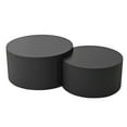 thumbnail image 6 of Heyizhuo Vertical Stripe Design Nesting Coffee Table Set, 6 of 12