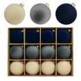 thumbnail image 2 of Adornos para árboles de Navidad, bolas de terciopelo de 2,36 pulgadas, adornos navideños, bolas para fiestas familiares, bodas y Navidad, 2 of 5
