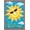 Summer Sunshine, variant on 5 O''Clock Cocktails Summer House Flag 28 x 40