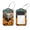 multicolored 5, variant on PhooArto 2 Pack Leather Luggage Tag with Stainless Steel Loop, Galaxy Donkey Butterflies Baggage Handbag Travel Suitcase Tags with Name ID Card Perfect to Quickly Spot Luggage Suitcase
