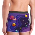 thumbnail image 5 of Disketp Astronaut On Mission In Outer Space Men'S Boxer Briefs,Soft And Breathable Cotton Underwear With Comfortflex Waistband, 5 of 9