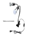 thumbnail image 2 of Labymos Bulb Flexible Gooseneck Aluminium Wire Neck Clip-On Cable Desk Lamp Holder Cord Light Base, 2 of 5