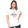 thumbnail image 4 of If You Can Dream Inspiration Motivated Womens Fitted Plus Size Graphic Tee Brisco Brands 2X, 4 of 5