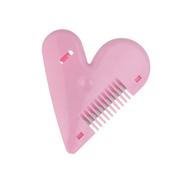 Winnereco Heart Shape Thinning Hair Cutting Comb Pubic Hair Brushes  Trimming Tools 