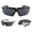 black, variant on ENFOURCLASS Windproof UV400 Sports Sunglasses - Polarized Cycling Running Goggles Unisex Protection