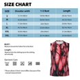 thumbnail image 6 of Fuzoiu pink butterfly Print Men's Sleeveless T-shirt,Sleeveless Tee Shirts,Quick-Dry Athletic Tank Top for Gym, Running, Sports & Outdoor Activities-X-Large, 6 of 7
