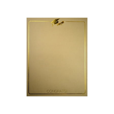 UPC: 0601952200175 | Great Papers! Graduation Letterhead Golden Grad Foil 40/Pack (2020017)