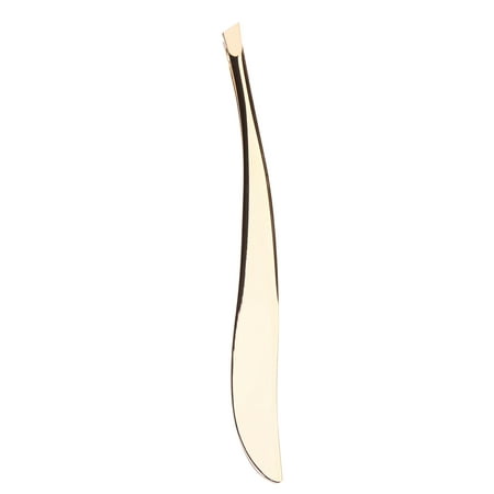 KABOER Professional Stainless Steel Slant Tip Tweezers - The Best Precision Eyebrow Tweezers for Your Daily Beauty