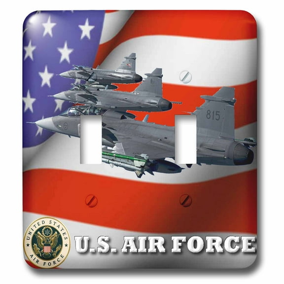 3dRose, United States Air Force , double toggle switch