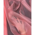 thumbnail image 4 of Sheer Organza Fabric by the Yard for Sewing Fashion Wedding Dress DIY Event Decorations, 60’’ Wide Sparkle Silky Crystal Organza Fabric (Coral, 10 Yard), 4 of 5