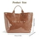 thumbnail image 2 of Bolso BBIQI para mujer, bolso grande de PVC con estampado de letras, 2 of 6