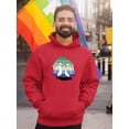 thumbnail image 2 of Cute Penguin Couple Over Flag Hoodie Men -Smartprints Designs, Male 3X-Large, 2 of 4