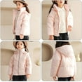 thumbnail image 2 of YOUI-GIFTS Unisex Kids Winter Coats Hooded Puffer Down Jacket Lightweight Ziper Poacket Puffer Jacket, 2 of 6