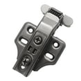thumbnail image 3 of DOLITY Aluminum Frame Door Hinge Durable Buffer Hinge for Wardrobe Bookcase Cabinet Gray straight bend, 3 of 9