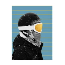 Canvas Wall Art - NUMA Art 'Golden Bored' Wall Art for Living Room, Bedroom, or Office Décor by Trademark Fine Art - 14 x 19 Inches