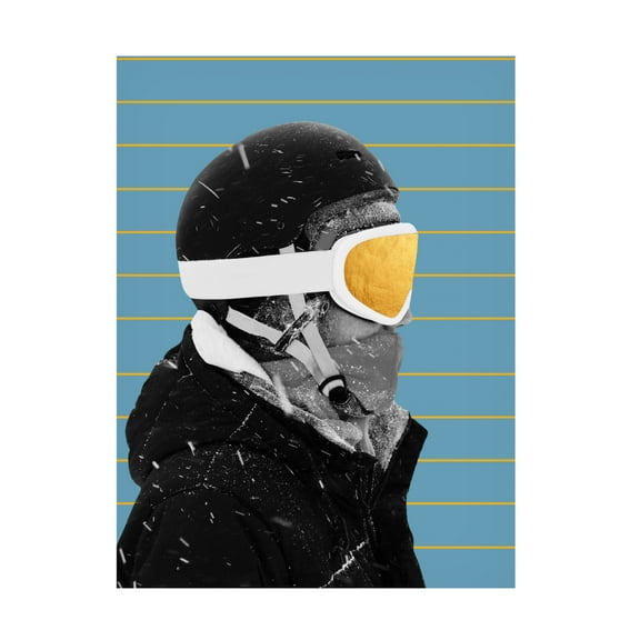 Canvas Wall Art - NUMA Art 'Golden Bored' Wall Art for Living Room, Bedroom, or Office Décor by Trademark Fine Art - 14 x 19 Inches