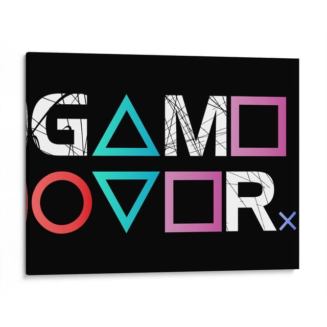 Cuadro decorativo - Gamer Over, Roge I. Luis 120x90 Canvas Lab Gamers,