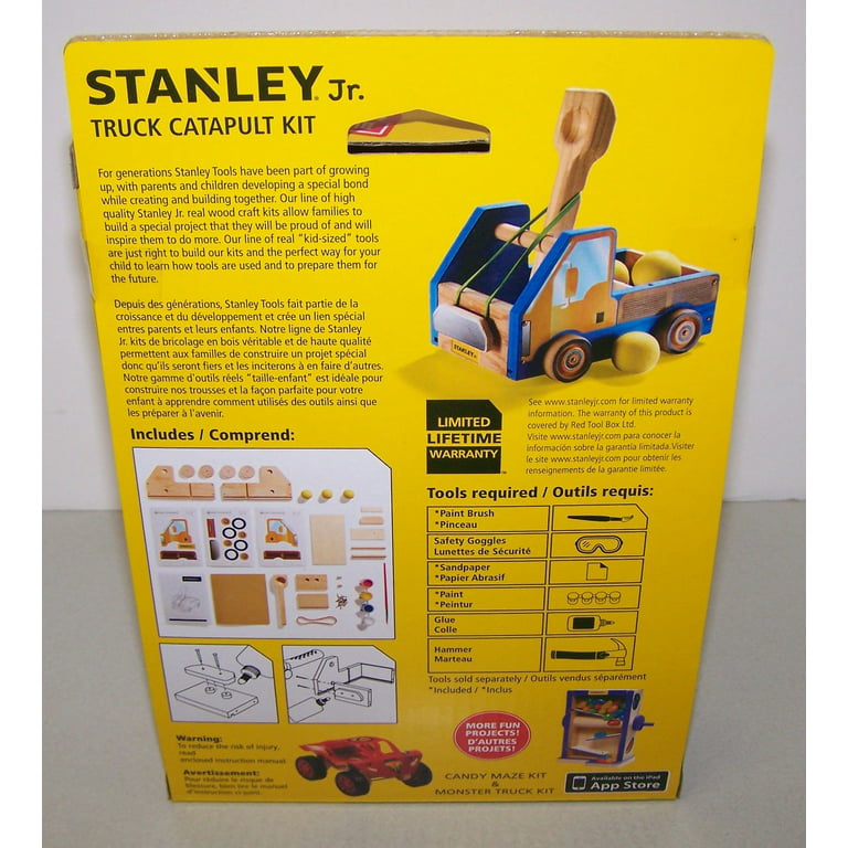 Stanley Jr. - Mini Trucks, 4 PC SET with Electric Drill