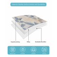 thumbnail image 5 of Blue Yellow Botanical Full Size Down Alternative Comforter, Lightweight Comforter Quilt Bedding Set with Pillow Shams Vintage Spring Summer All Seasons Bed Comforter Duvet Insert 78"x90", 5 of 7