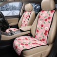 thumbnail image 3 of Uorisanigo Cherry Floral Car Seat Cushion Quilted Front Automotive Seat Cover 2‑Pack Breathable Non‑Slip Car Seat Protector Car Accessories Auto Seat Pads for Leather and Fabric Vehicle Seats, 3 of 7