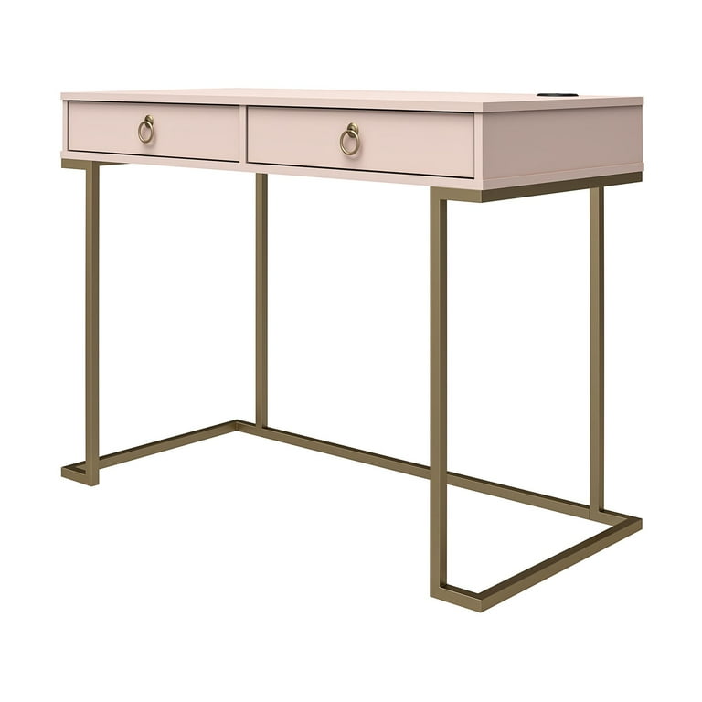 CosmoLiving by Cosmopolitan Camila Writing Desk Pink