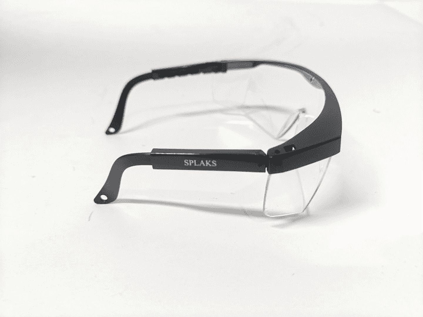 SPLAKS Protective Eyewear, Adjustable Leg Protective Eyewear Industrial-Grade Eye Protection for Work & DIY
