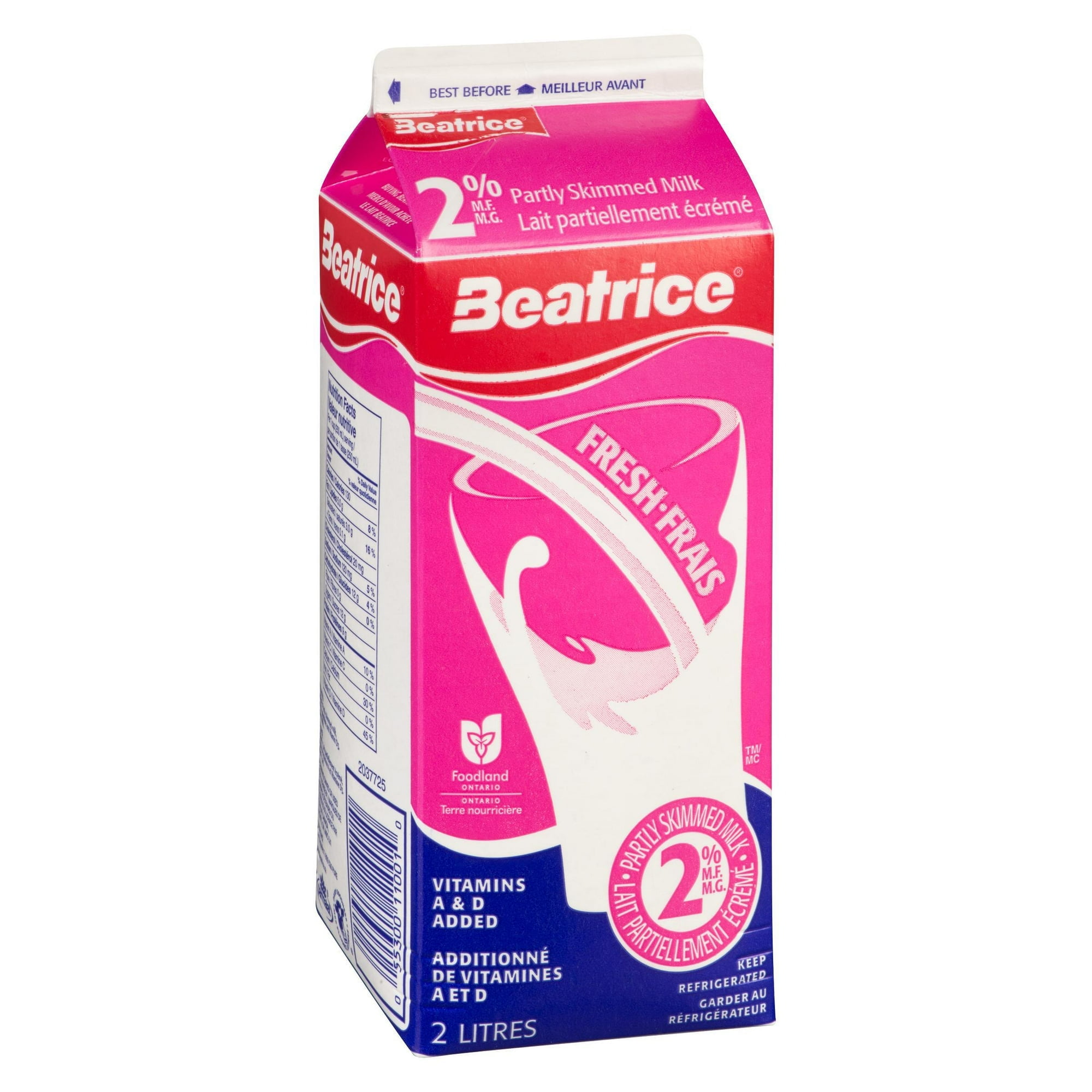 Beatrice 2% Milk, 2L